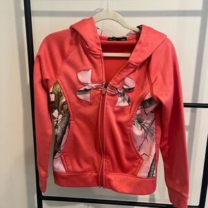 Under Armour girls zip up hoodie